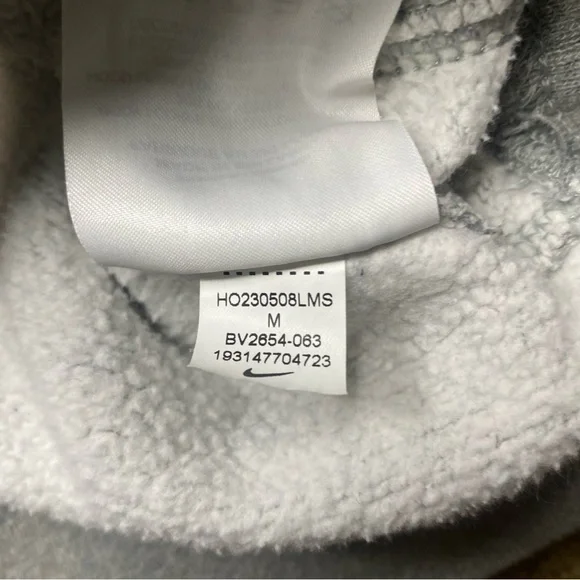 Nike Medium Club Fleece Pullover Hoodie Grey - Picture 4 of 4